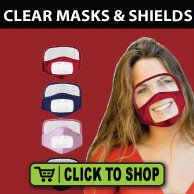 See thru face masks